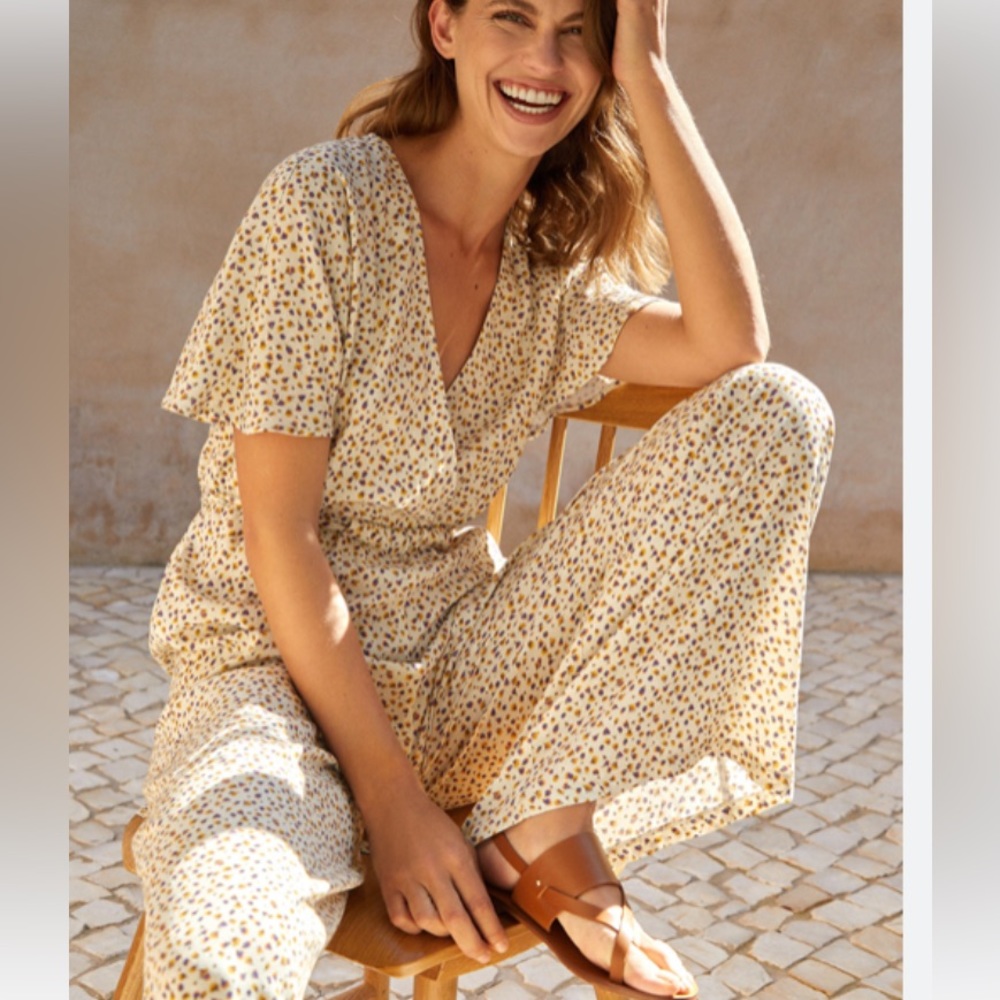 NWT Slowlove Floral Jumpsuit
